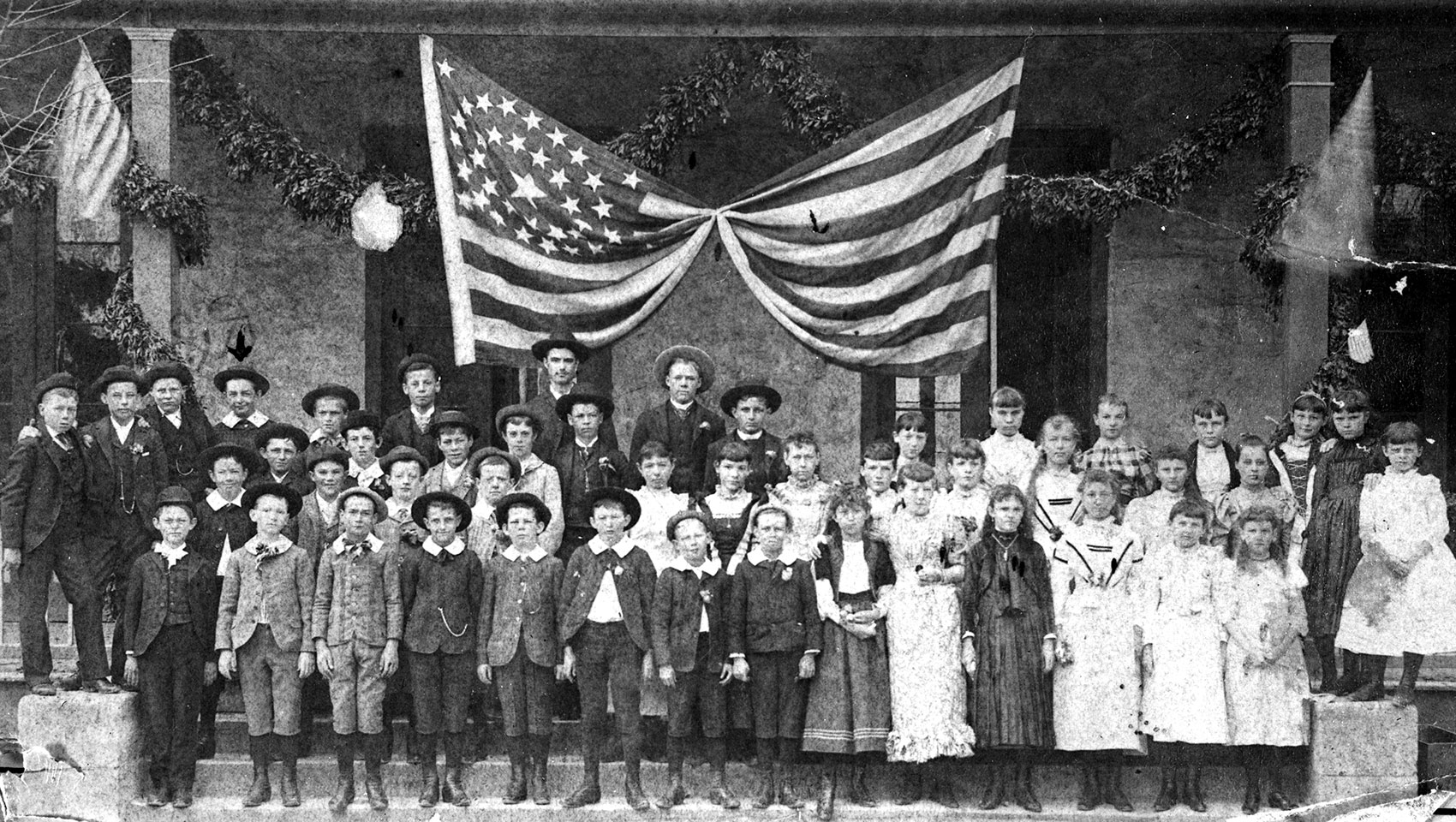 Historic 19th-century German-English schoolhouse