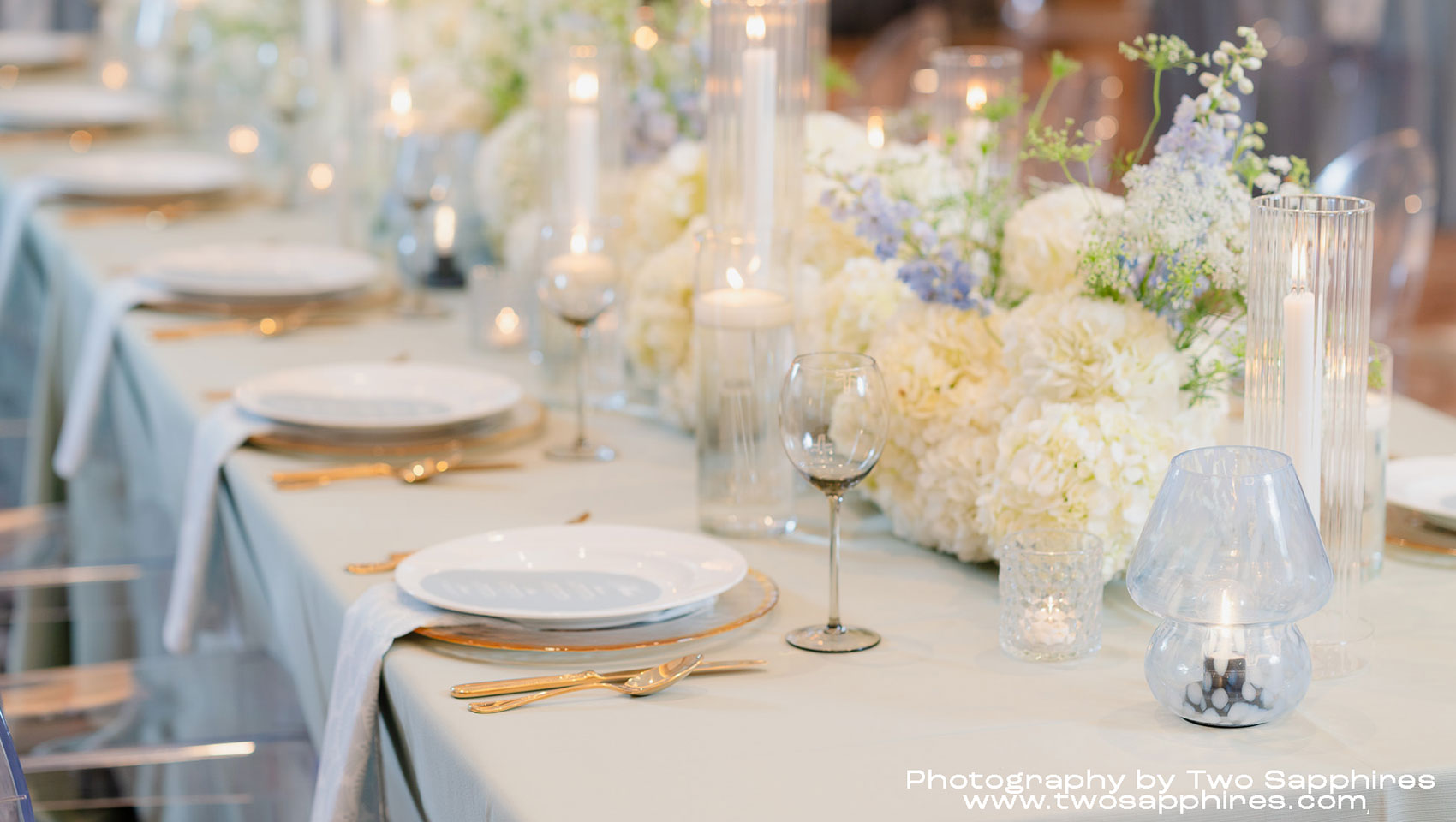 reception table decor