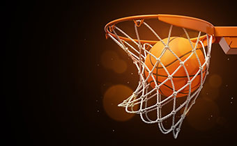 Basketball in net