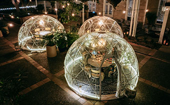 Snow Globes on Santo Rooftop